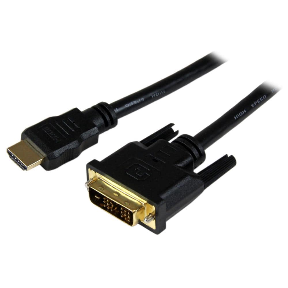 1.5m HDMI-DVI-D変換ケーブル　HDMI(19ピン)－DVI-D(19ピン)　オス/オス　保証期間： 永久保証