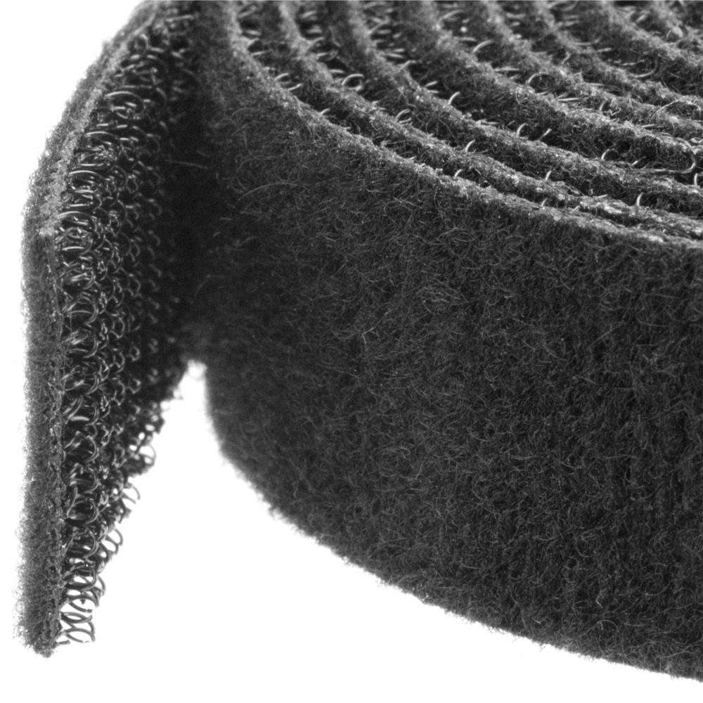 面ファスナー パイルアンドフック 30.4m x 19mm ブラック　保証期間： 2年間
