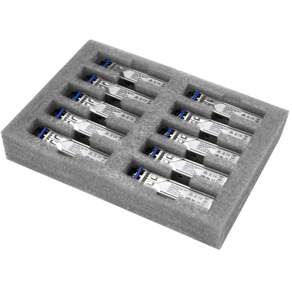 SFPモジュール 10個入りパック/HP製品J4859C互換/1000BASE-LX準拠光トランシーバ/1310nm/DDM
