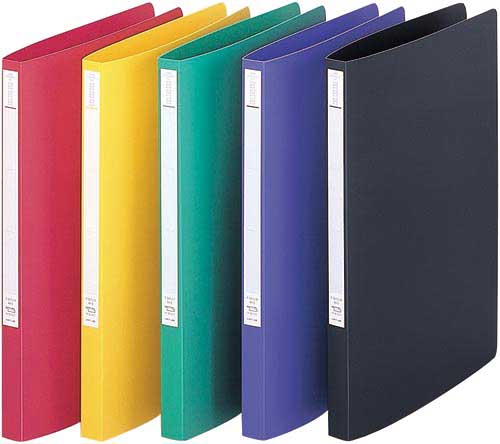 スーパーパンチレスファイル　Ａ４縦２０ｍｍ　青