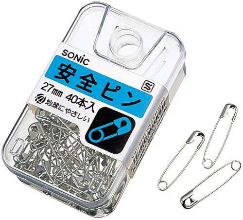 安全ピン　２７ｍｍ　４０本入