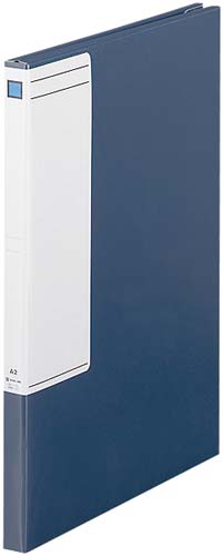 図面ファイルＧＳ　Ａ２　２つ折　青　１０冊
