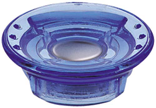 超強力マグネット＜ネオマグ＞φ２５ｍｍ　透明ブルー