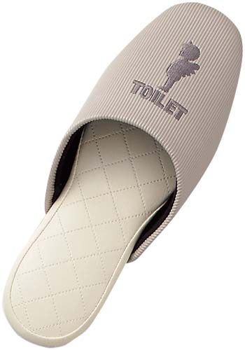 モノトーン　エンゼルスリッパ　グレー