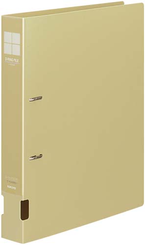 ＤリングファイルＰＰ　黄Ａ４縦背幅４５ｍｍ　５冊