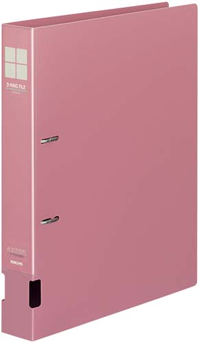 ＤリングファイルＰＰ　桃Ａ４縦背幅４５ｍｍ　５冊