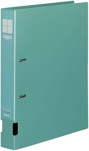ＤリングファイルＰＰ　緑Ａ４縦背幅４５ｍｍ　５冊
