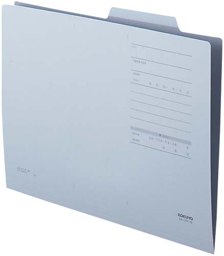 個別フォルダーＦタイプカラーＡ４　青　１００枚