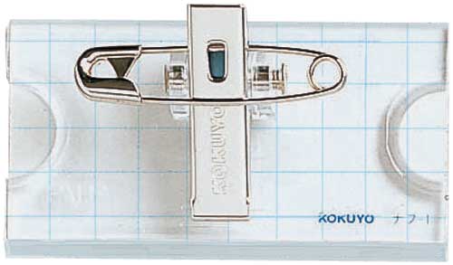 Ｕ型名札　２５×５０ｍｍピン・クリップ両用型５０個