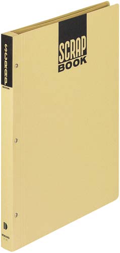 スクラップブックＤ　綴込式　Ａ４縦台紙２８枚１０冊