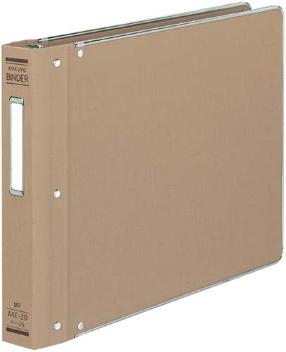 バインダーＭＰ　Ａ４横２００枚収容　総布貼　４冊