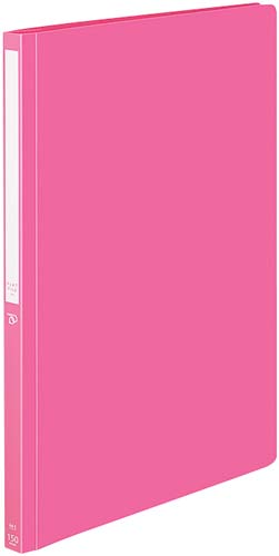 ＰＰフラットファイルポジティ　Ａ４縦　桃　５０冊