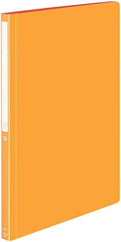 ＰＰフラットファイルポジティ　Ａ４縦　橙　５０冊