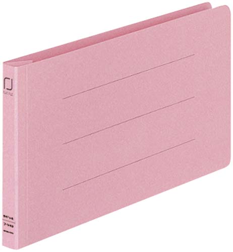 統一伝票用フラットファイルＢ４・１／３横　桃１０冊