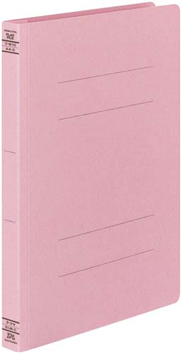 フラットファイルＷ＜厚とじ＞　Ａ４縦　桃　１００冊