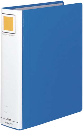 チューブＦエコツインＲ青Ａ４縦背幅７５ｍｍ４－９冊