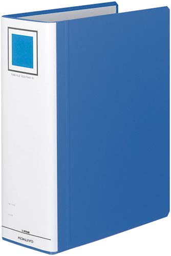 チューブＦエコＴＲ青Ａ４縦背幅１０５ｍｍ３０冊以上