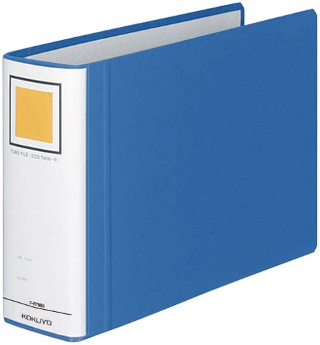 チューブエコツインＲ青Ｂ５横背幅７５ｍｍ１２冊以上