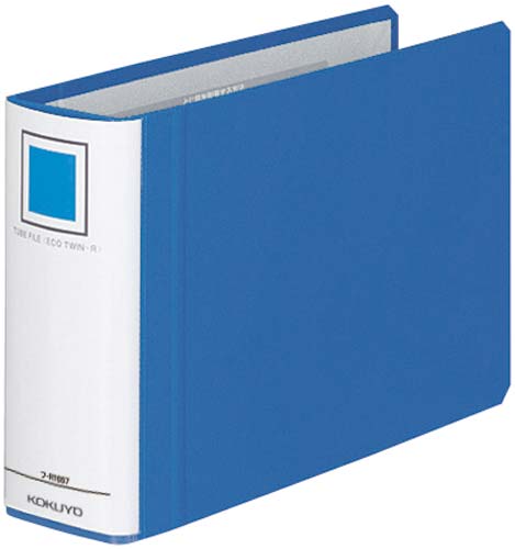 チューブエコツインＲ青Ａ５横背幅６５ｍｍ１２冊以上