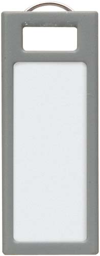 キーホルダー名札ＫＥＹＳＹＳ　グレー　４個入