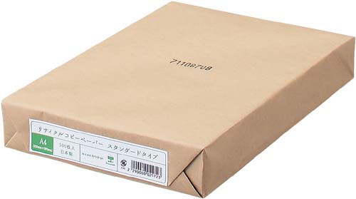 リサイクルスタンダード　Ａ４　１冊（５００枚）