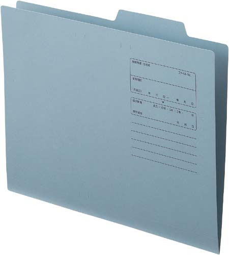 個別フォルダーＡ４　ブルー　２００枚