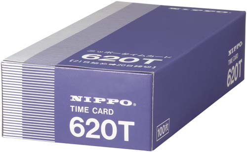 タイムカード　２０日締め用　１００枚入×３箱