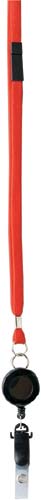 リール式吊下げひも　赤