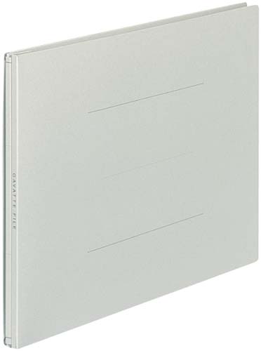 ガバットファイル（紙製）　Ａ４横　灰１０冊