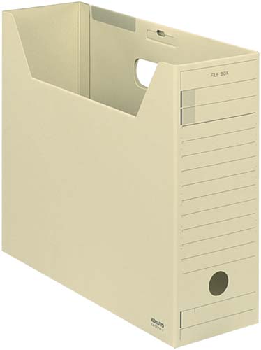 ファイルボックス　Ｆタイプフタ付　Ａ４横　黄１０個