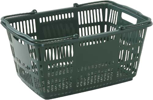 ショッピングバスケット３３Ｌ　Ｄグリーン