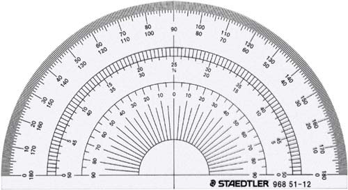 ステッドラー　分度器　長さ１２ｃｍ