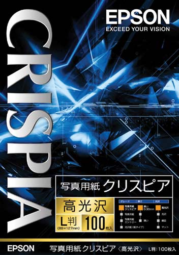 写真用紙クリスピア　高光沢　Ｌ判　１冊（１００枚）