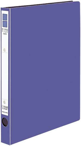 リングファイル＜ＥＲ＞紫Ａ４縦背幅２９ｍｍ　５冊