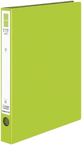 リングファイル＜ＥＲ＞黄緑Ａ４縦背幅２９ｍｍ　５冊