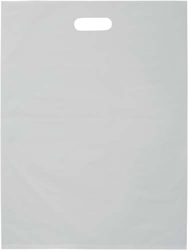 高密度ポリエチレン手提袋　Ｍ　白　２５枚