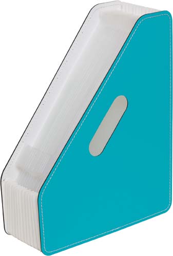 ドキュメントスタンドＡ４タテ　１３ポケット　ブルー