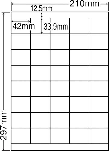 ナナワード　マルチタイプ　Ａ４　４０面　５００枚