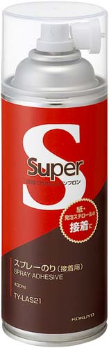 スプレーのり　４３０ｍｌ　接着タイプ　５缶