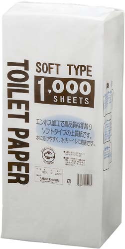 ちり紙　トイレットソフト　１０００枚×１５パック