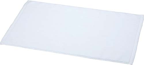 業務用スレン染め　バスマット　ホワイト　１枚