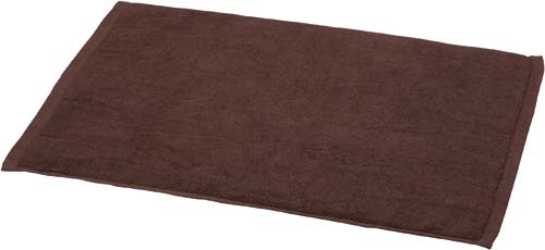 業務用スレン染め　バスマット　ブラウン　１枚