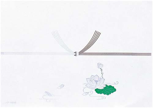 仏のし紙　Ａ５　１４８×２１０ｍｍ　１００枚入