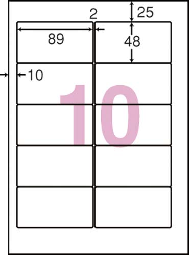 ｎａｎａラベルシンプルパック１０面キヤノン５００枚