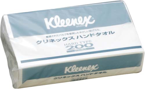 クリネックスハンドタオルハード　２００枚入×３０