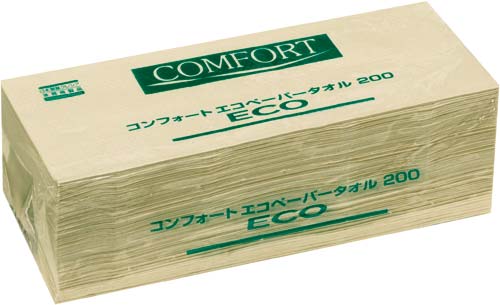 コンフォートエコペーパータオル２００枚×４２個