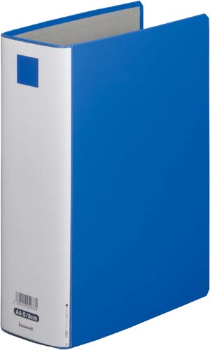 パイプ式Ｆエコノミー両開き青Ａ４縦背幅９５ｍｍ３冊