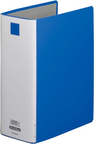 パイプ式エコノミー両開青Ａ４縦背幅１１５ｍｍ３０冊