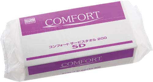 コンフォートサービスタオル　２００枚入×５