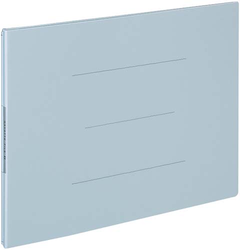 ガバットファイルストロングタイプ　Ｂ４横　青　５冊